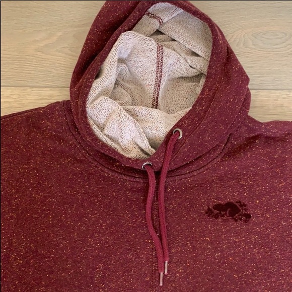 Roots Funnel Neck Hoodie Size S - Picture 2 of 3